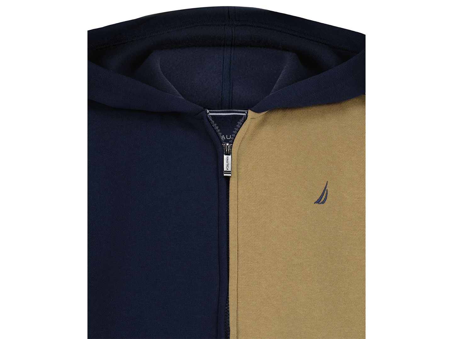 Худи Nautica Colorblocked Zip Fleece для мальчиков, цвет: Тёмно-синий — фото 4
