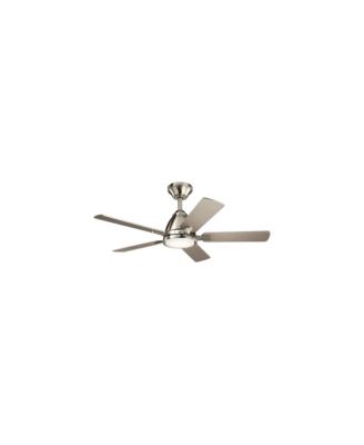44 Arvada Stainless Steel LED Ceiling Fan with Wall Control