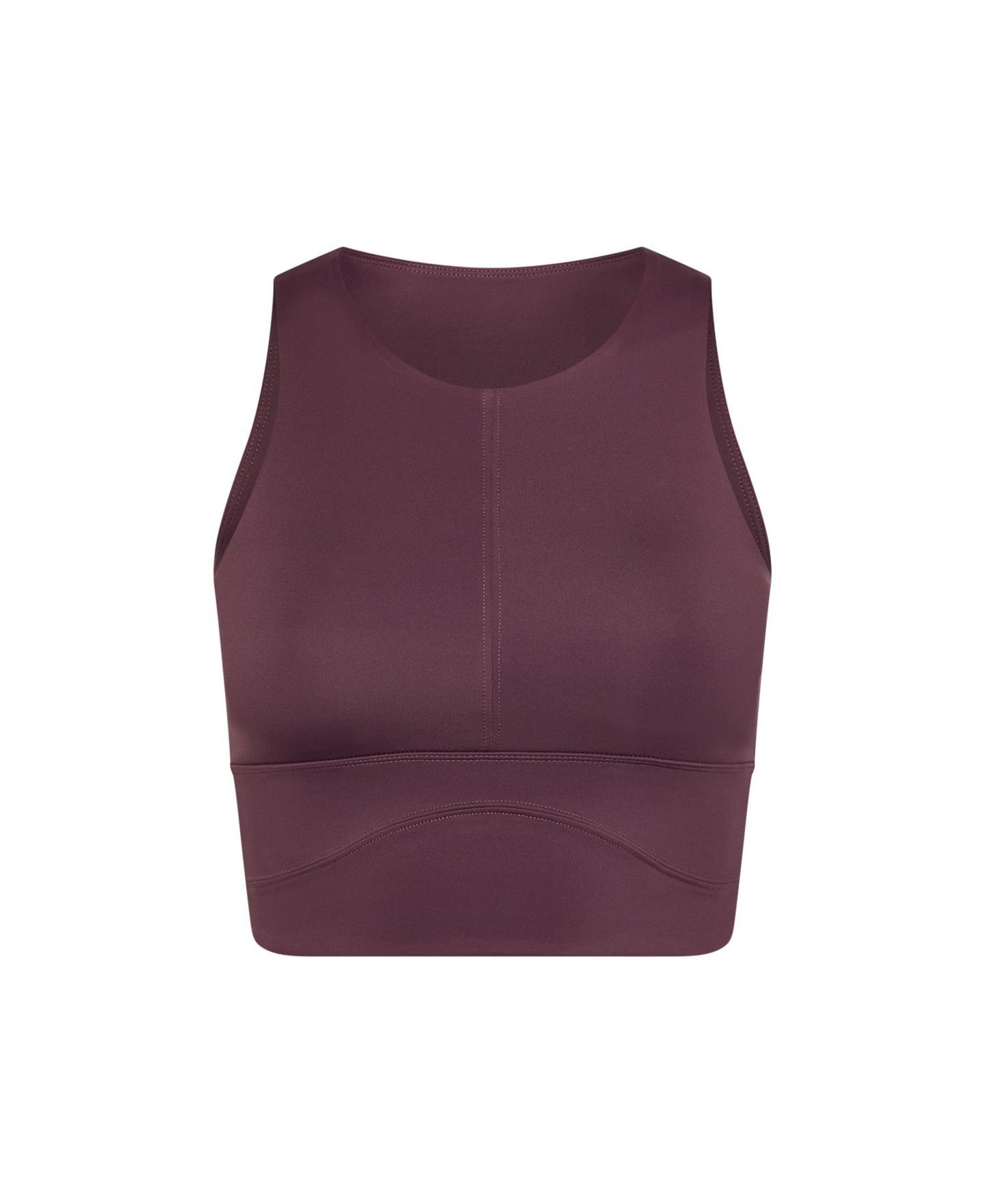 Женский топ Born Living Yoga Saori Medium Support Performance Sport, цвет: Тёмный вишнёвый — фото 5
