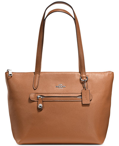 COACH Taylor Tote in Pebble Leather