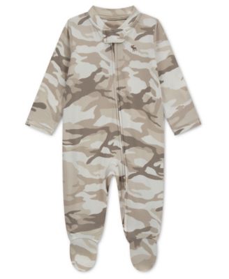 Baby Boys' Brushed Jersey Footed Long-Sleeve Coverall