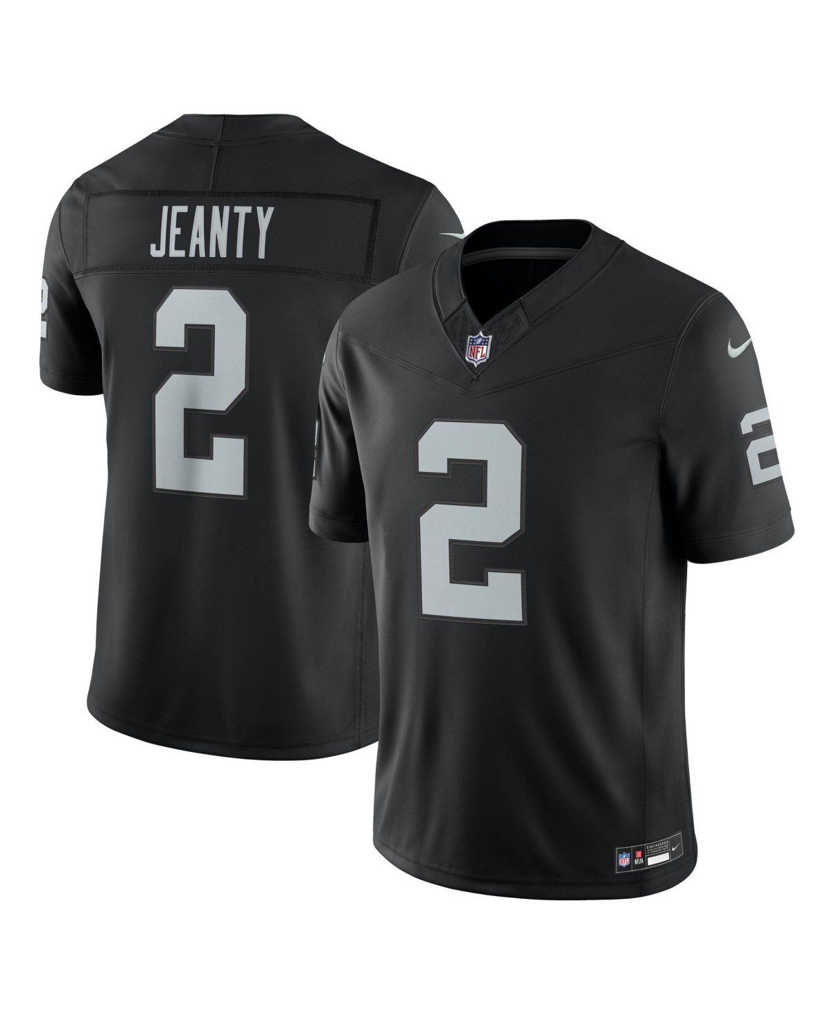 Nike Men's Ashton Jeanty Black Las Vegas Raiders Vapor F.u.s.e. Stitched Limited Jersey