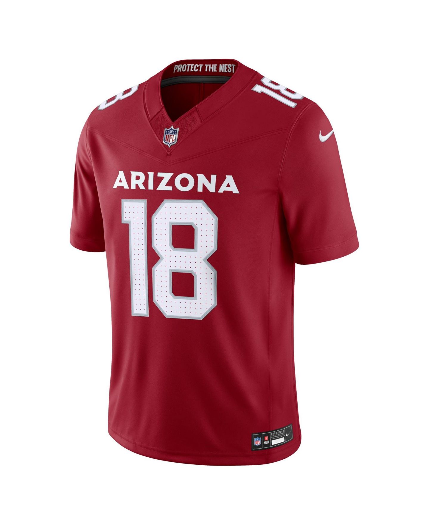 Мужской топ Nike Marvin Harrison Jr. Cardinal Arizona Cardinals Vapor F.U.S.E. Stitched Limited Jersey — фото 2