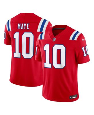 Men's New England Patriots Drake Maye Alternate Vapor F.U.S.E. Jersey