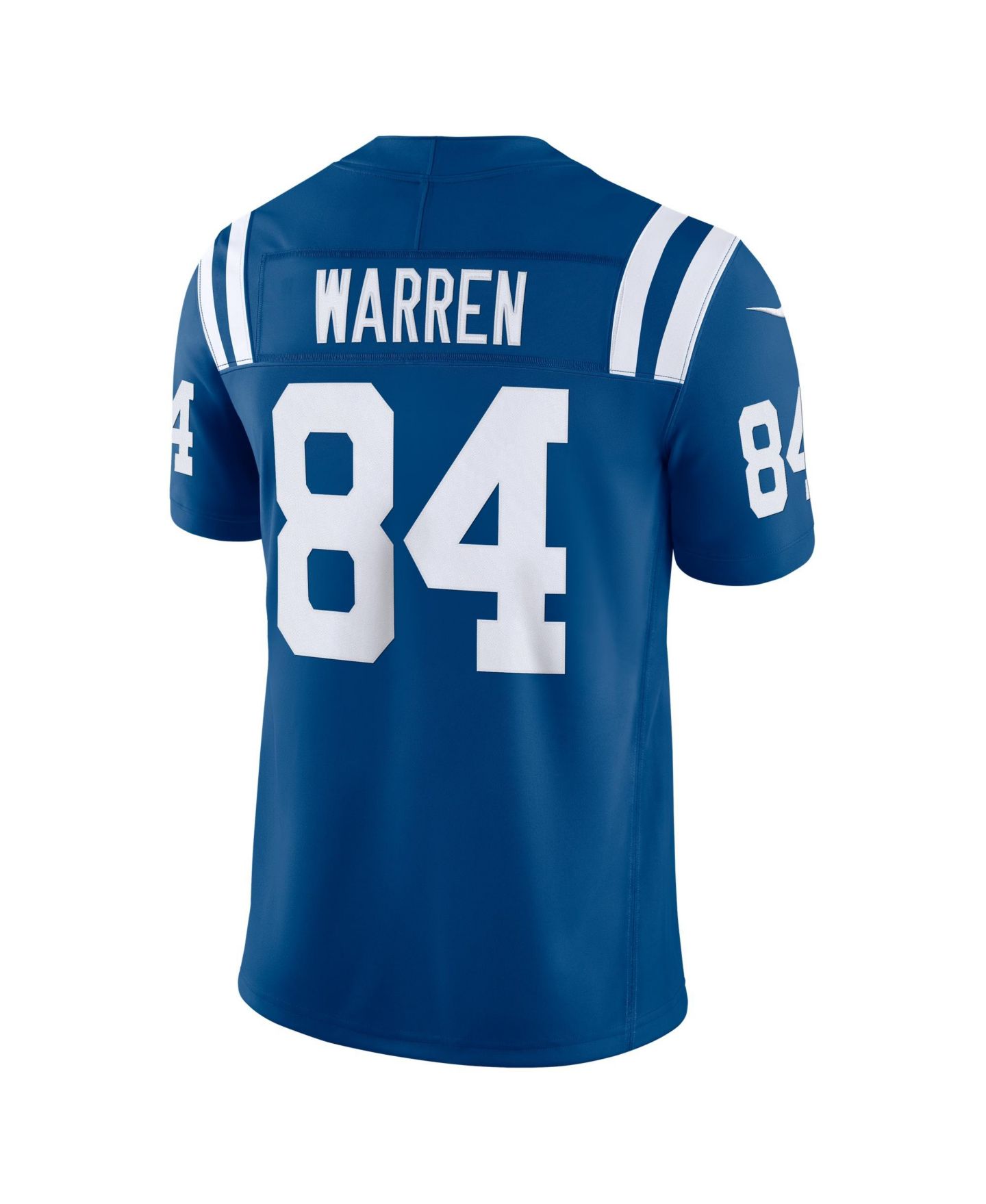Мужской топ Nike Tyler Warren Royal Indianapolis Colts Vapor F.U.S.E. Stitched Limited Jersey — фото 9