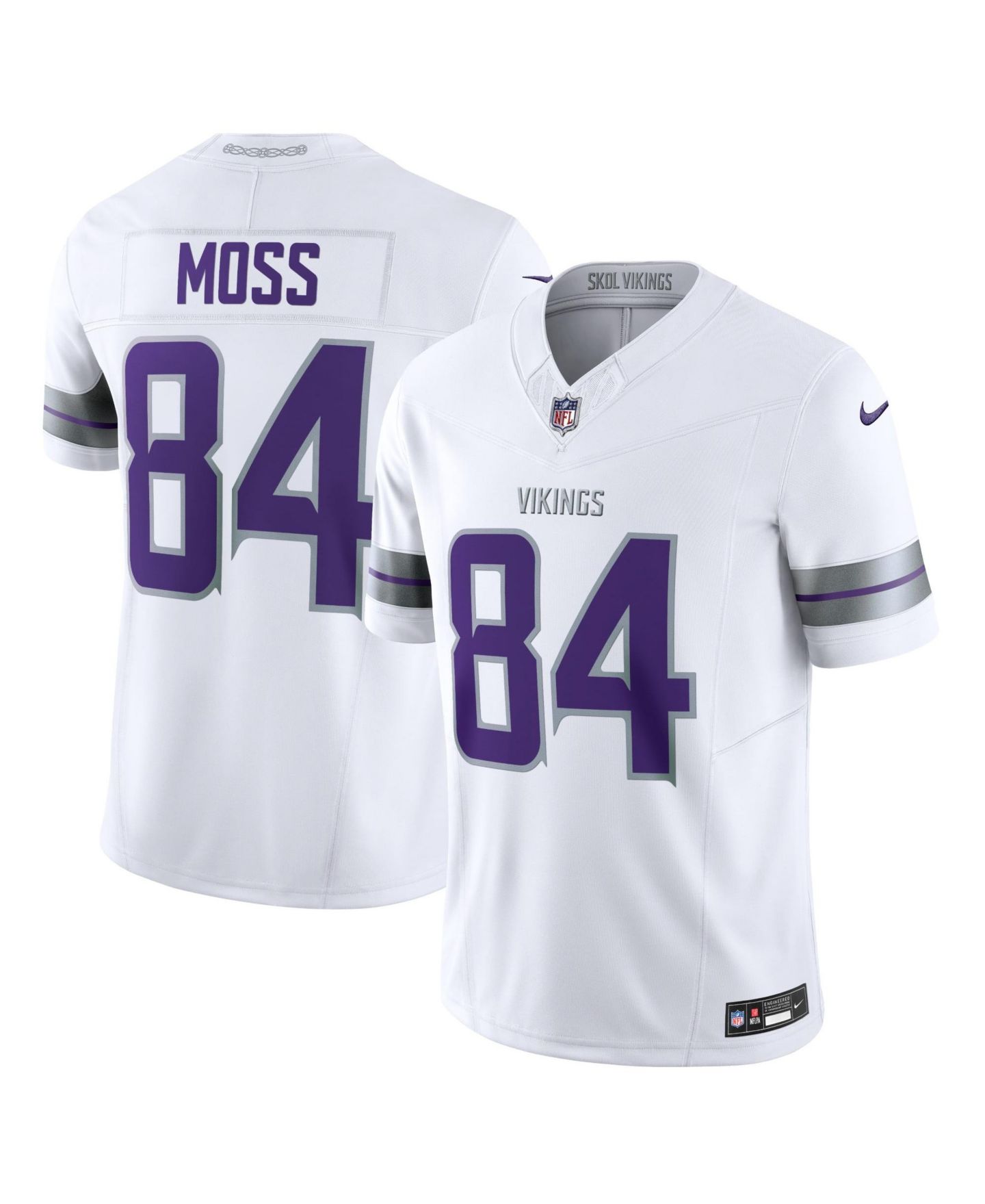 Мужское джерси Nike Randy Moss Minnesota Vikings Alternate Vapor F.U.S.E. Limited, White — фото 1