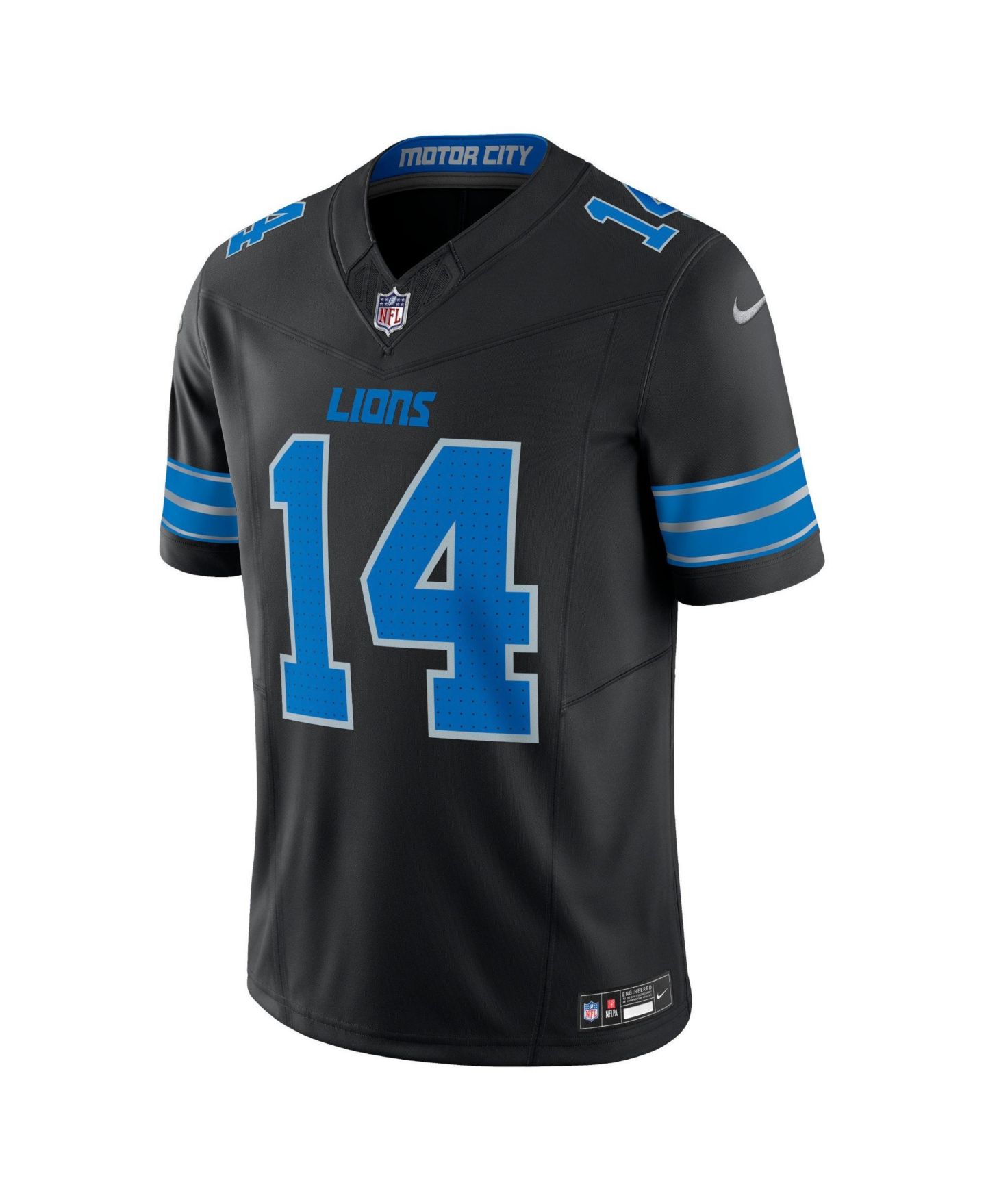 Мужской топ Nike Amon-Ra St. Detroit Lions 2nd Alternate Vapor F.U.S.E. Limited Jersey, цвет: Чёрный — фото 2