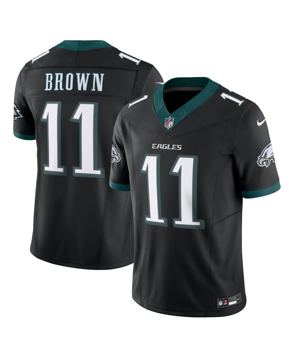 Nike Men's A.j. Kelly Philadelphia Eagles Alternate Vapor F.u.s.e. Limited Jersey - Black