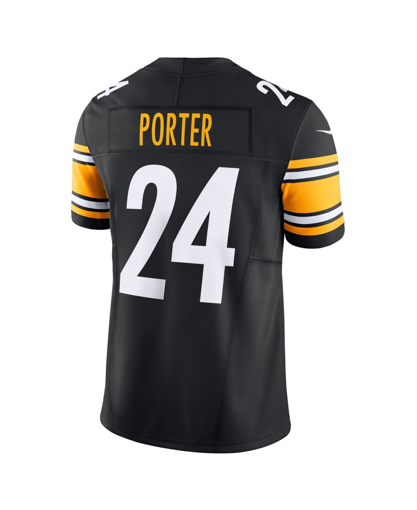 Мужской топ Nike Joey Porter Jr. Black Pittsburgh Steelers Vapor F.U.S.E. Limited Jersey — фото 5