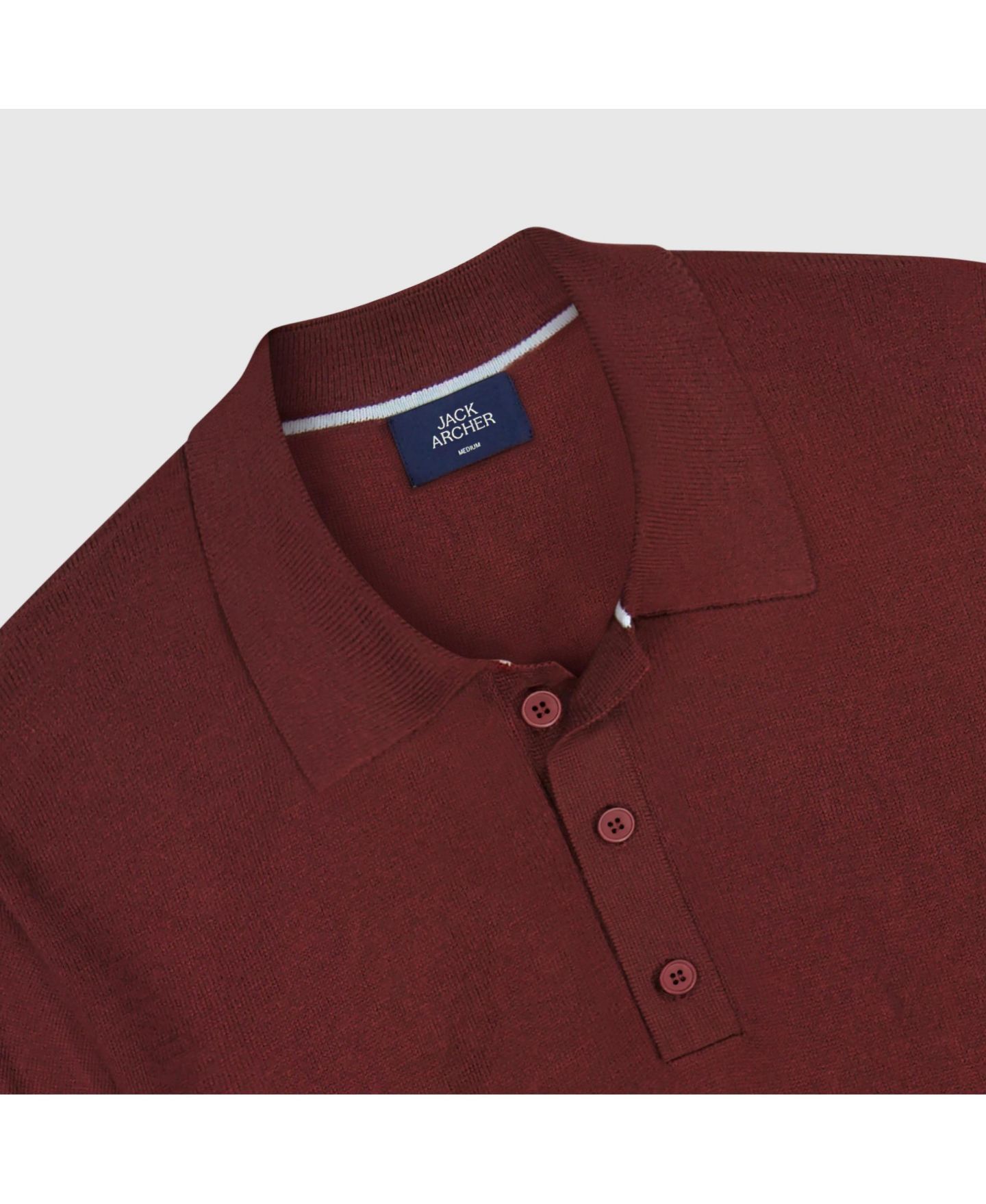 Мужские топы Jack Archer Legacy Resort Sweater Polo, цвет: Бордовый — фото 7
