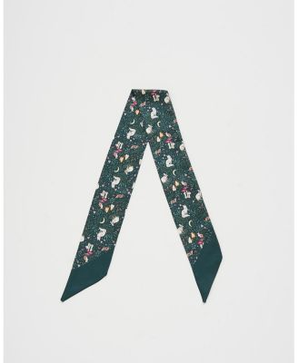 Women's Niva Skinny Scarf in Forest