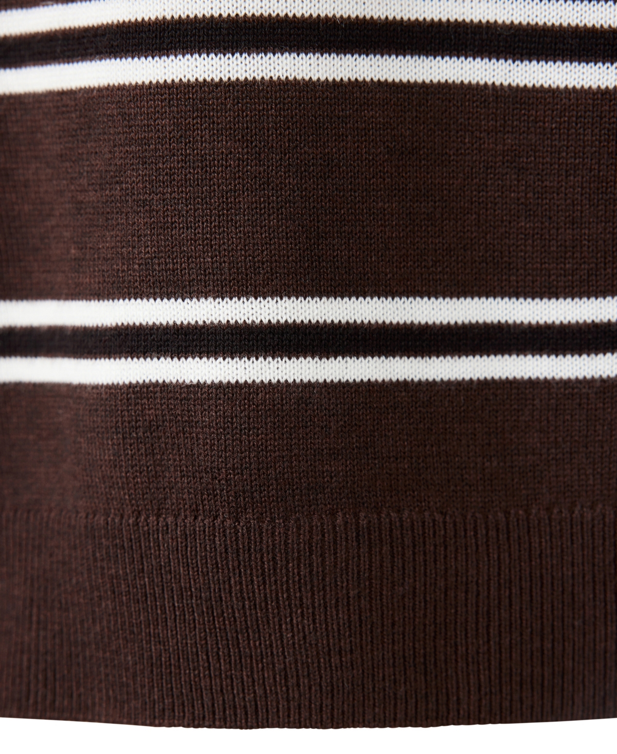 Mango Women's Striped Polo-Neck Sweater