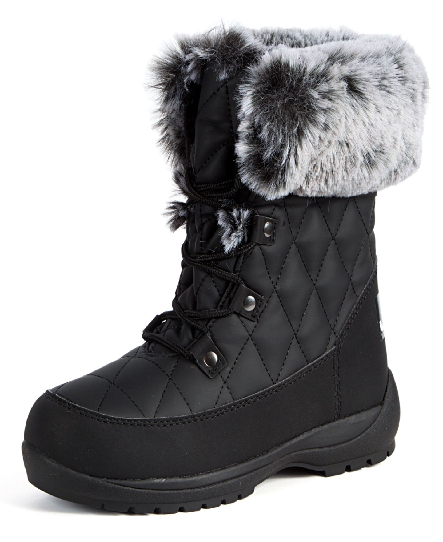 Женские ботинки JBU Avalon Cold Weather Lace-Up Booties, цвет: Чёрный — фото 4