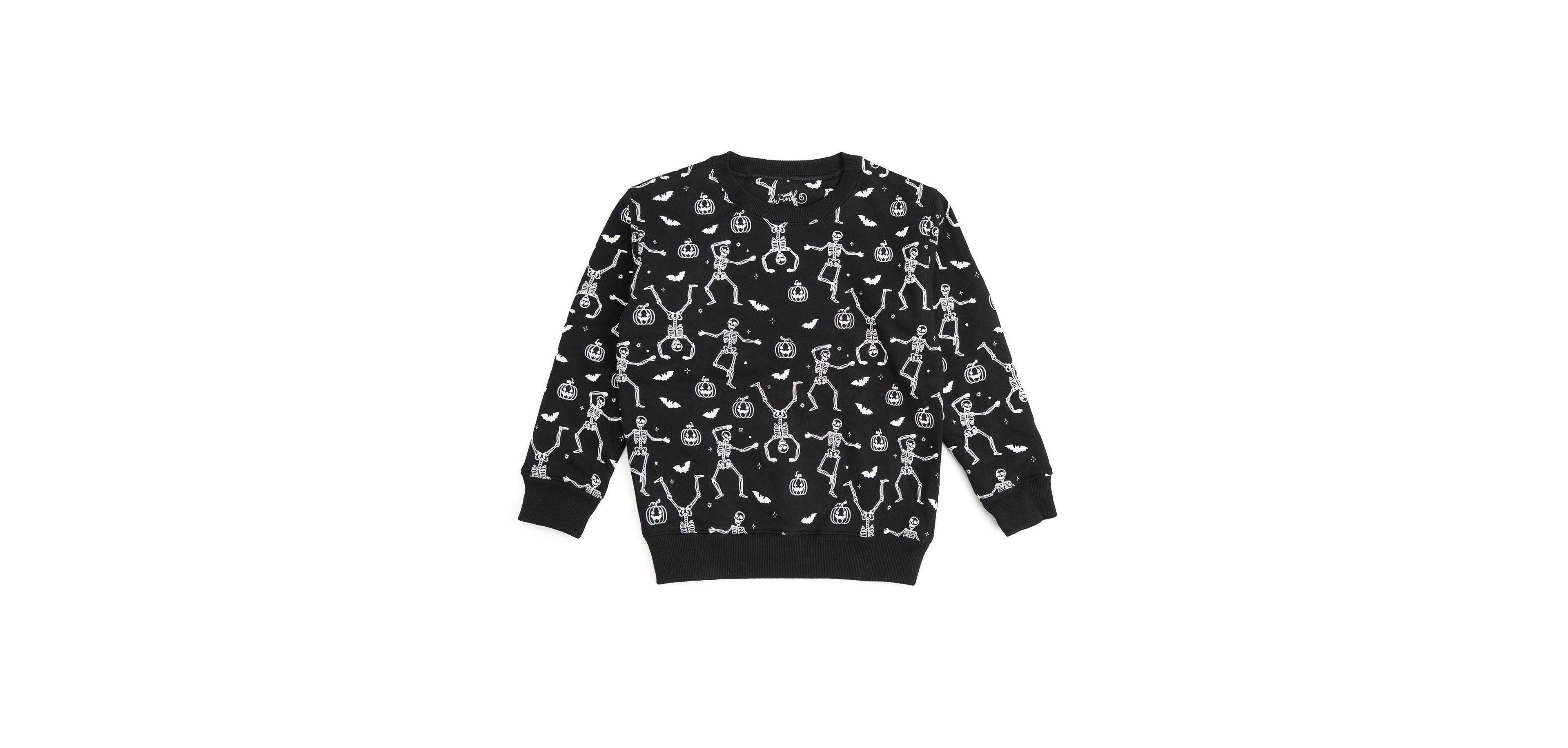 Sweet Wink Boys' 4-20 Glow-in-the-Dark Halloween Long-Sleeve Sweatshirt