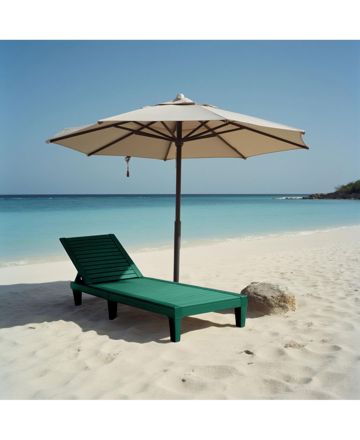 Nestl Adjustable and Waterproof Outdoor Patio Chaise Lounge Chairs
