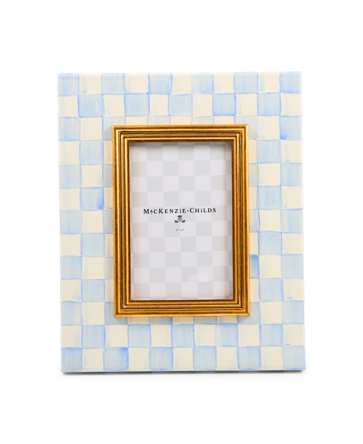 MacKenzie-Childs Sky Check 4" x 6" Frame