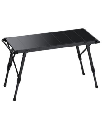 IGT Modular Camping Table Adjustable Height Aluminum Portable Outdoor Cooking BBQ