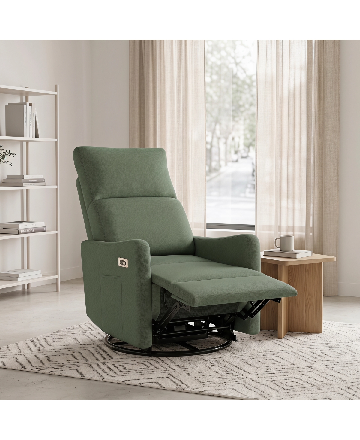 Streamdale Furniture Power Swivel Rocker Recliner Chair