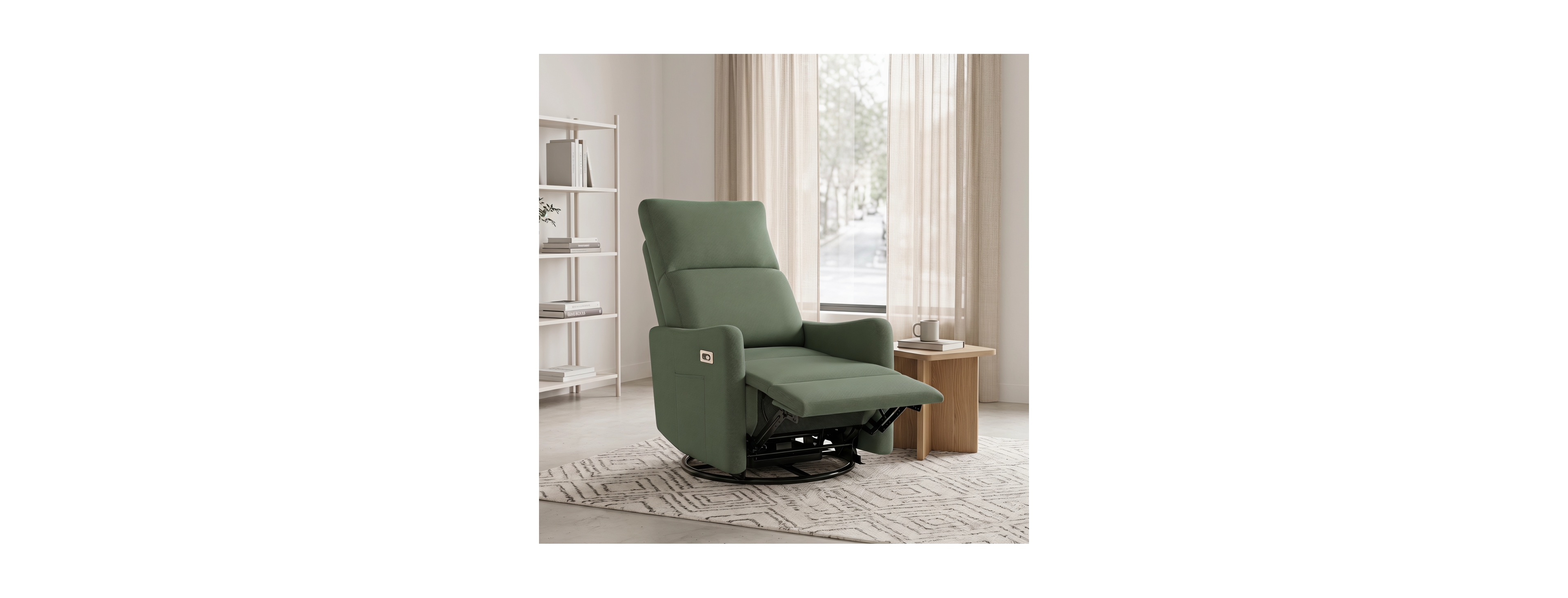 Streamdale Furniture Power Swivel Rocker Recliner Chair