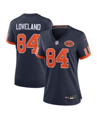Women's Colston Loveland Navy Chicago Bears 2026 Rivalries Collection Game Jersey