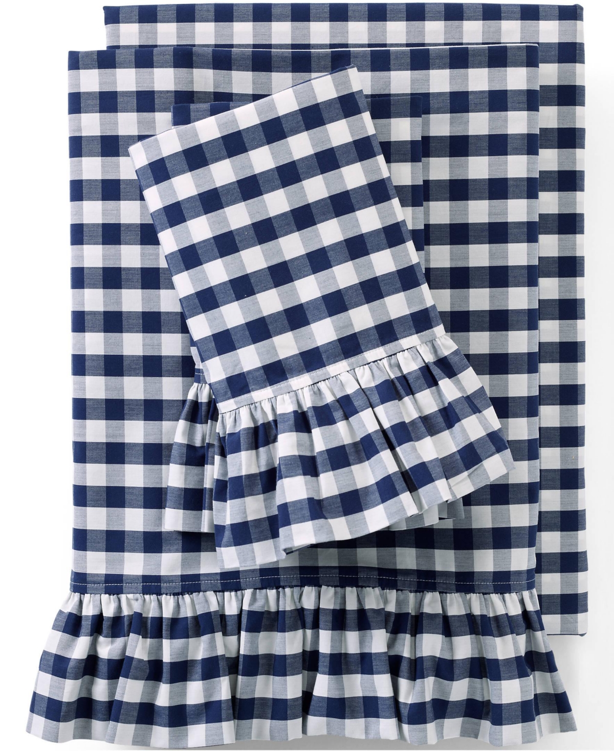 Lands' End Ruffle Bed Sheet Set