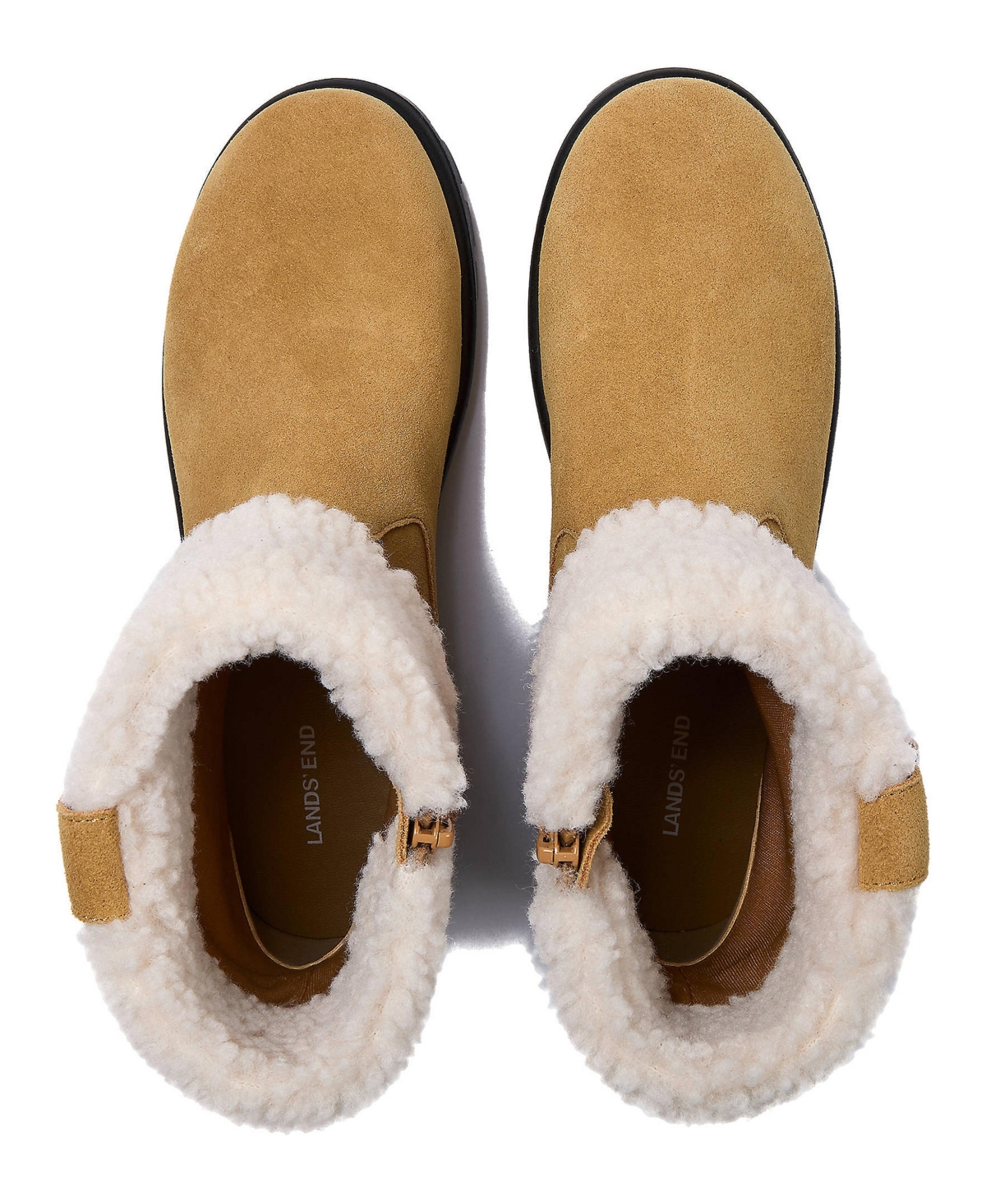 Lands' End Women's High Pile Lugged Boots