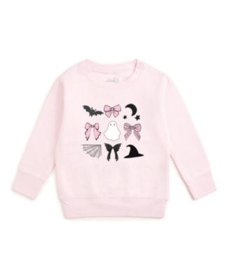 Big Girls 10-12 Spooky Coquette Halloween Sweatshirt