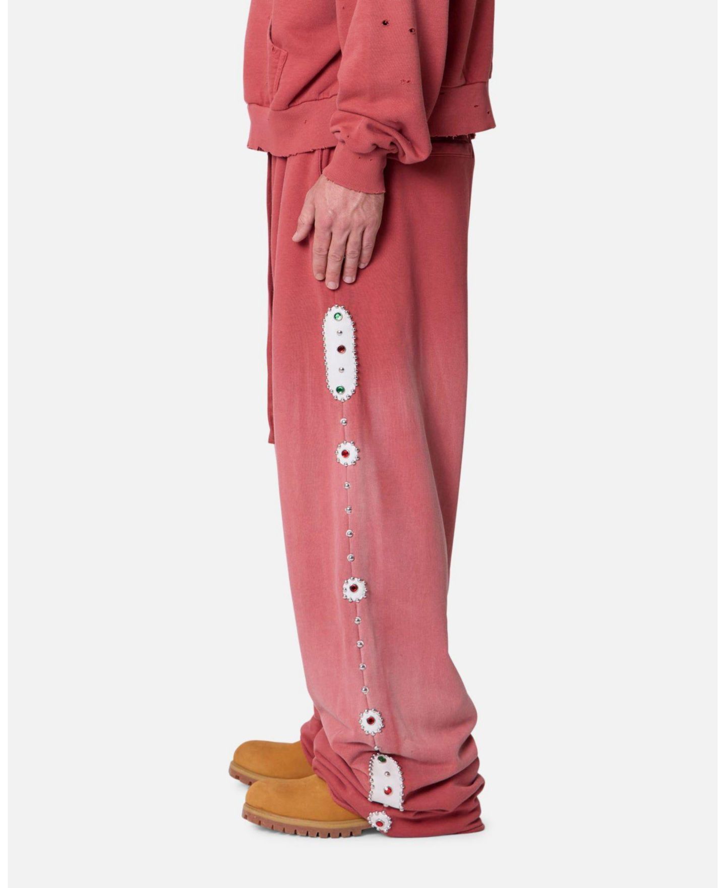 Мужские брюки mnml Mojave Oversized Cotton Sweatpants, цвет: Розовый — фото 5