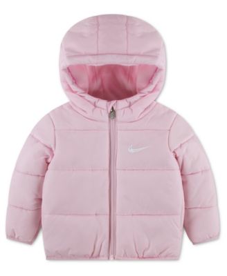 Baby Boys' and Girls' Essentials Hooded Fleece-Lined Puffer Jacket