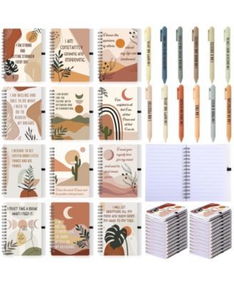 Positive Affirmation Journals And Pens Bulk Set For Women Motivational Gratitude Notebooks