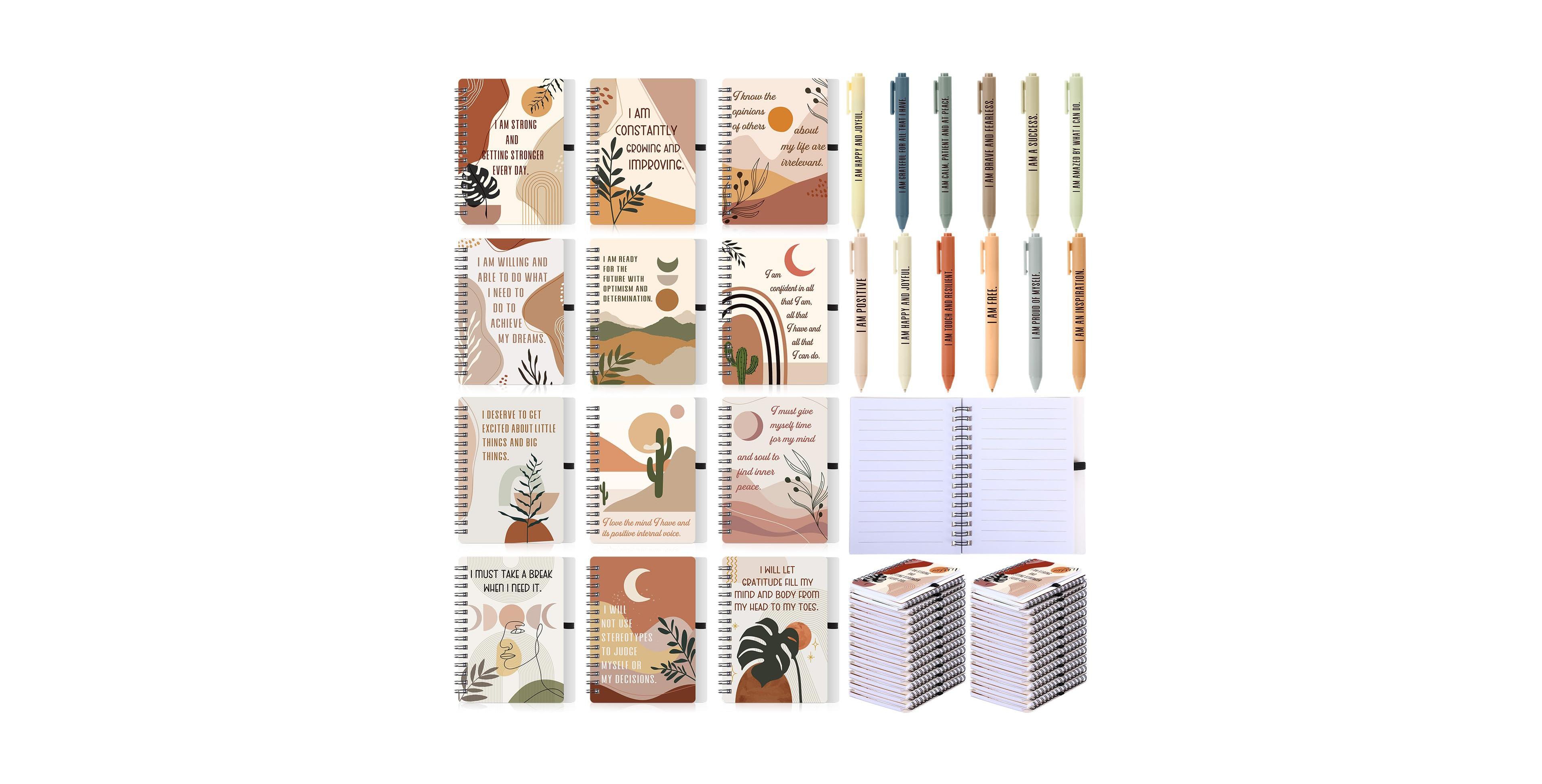 Danrong Positive Affirmation Journals And Pens Bulk Set For Women Motivational Gratitude Notebooks