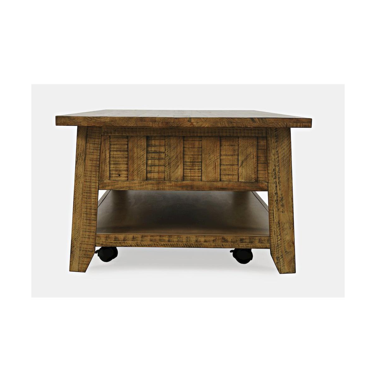 Jofran Rustic Farmhouse Solid Wood 50" Coffee Table