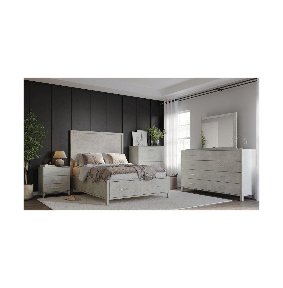 Jofran Eloquence Contemporary Modern 28" Usb Charging Nightstand