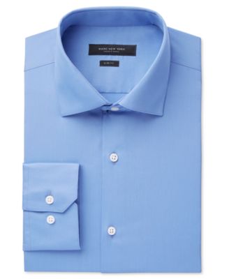 Marc New York - Men's Slim-Fit Wrinkle-Free Solid Dress Shirt