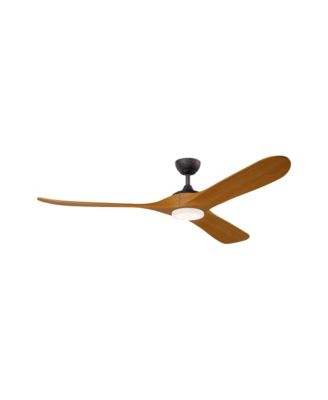 70 Inch Mylo Ceiling Fan Anvil Iron with Honey Maple Wood Blades