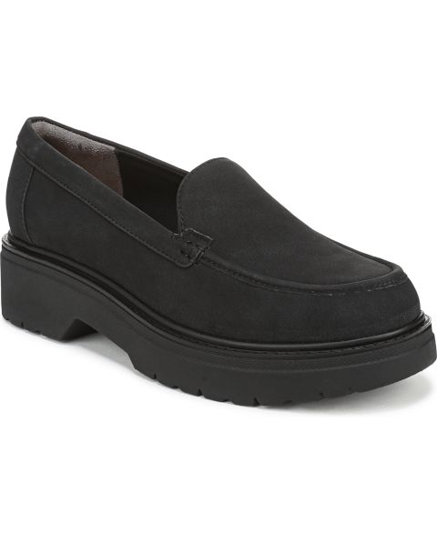 Женские туфли Dr. Scholl's Bring Love Lug Sole Faux Leather, цвет: Чёрная искусственная кожа