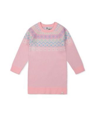 Girls' 4-16 Apr&egrave;s-Ski Fair Isle Knit Dress