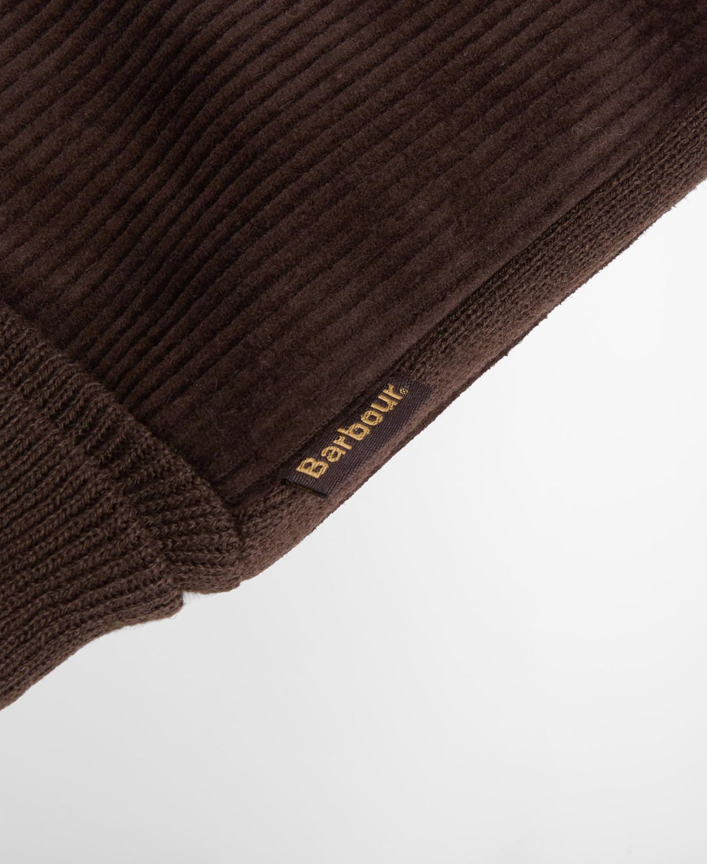 Мужские перчатки Barbour Magnus Touchscreen Leather Cord, цвет: Коричневый — фото 3