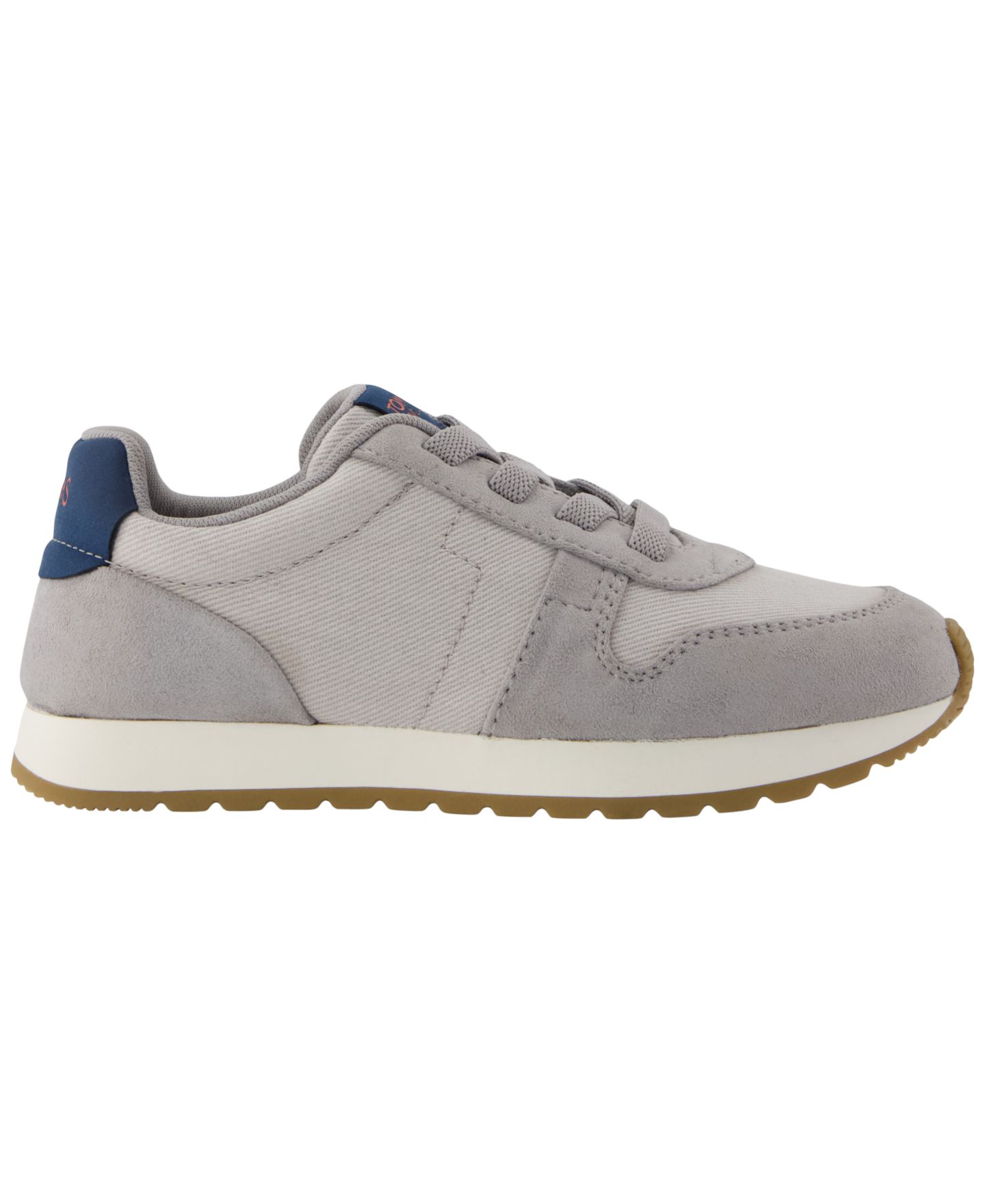 Детские кроссовки TOMS Trvl Lite Retro Low-Top Water-Repellent, цвет: Серый винтажный — фото 2