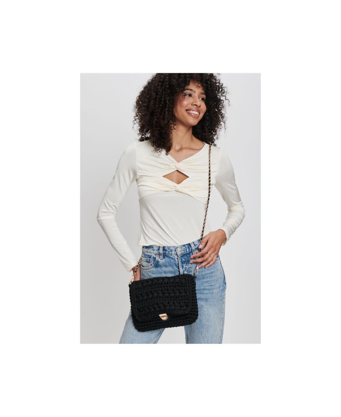 Женская сумка Moda Luxe Annalise Crossbody, цвет: Чёрный — фото 6