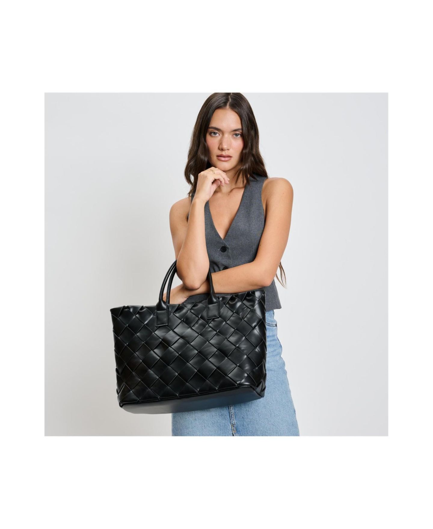 Женская сумка Moda Luxe Adeline Tote, цвет: Чёрный — фото 5