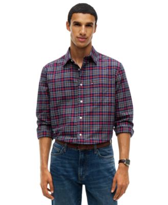 Men's Oxford Tartan Check Regular-Fit Shirt