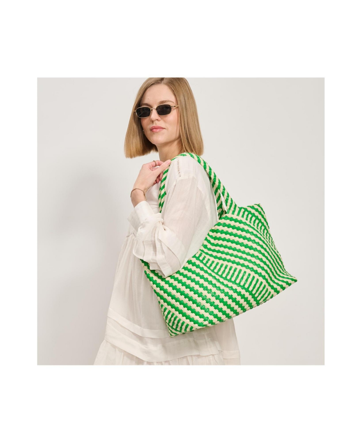 Moda Luxe Solana - Mixed Material Tote