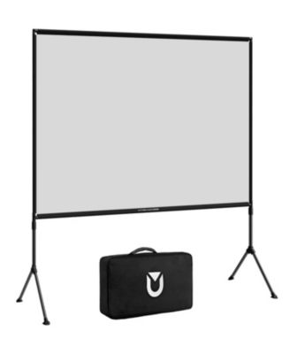 100" Projector Screen, 2.0 Gain,80% ALR, E-ALR, 99% Color Accuracy, Portable for Home and Outdoor