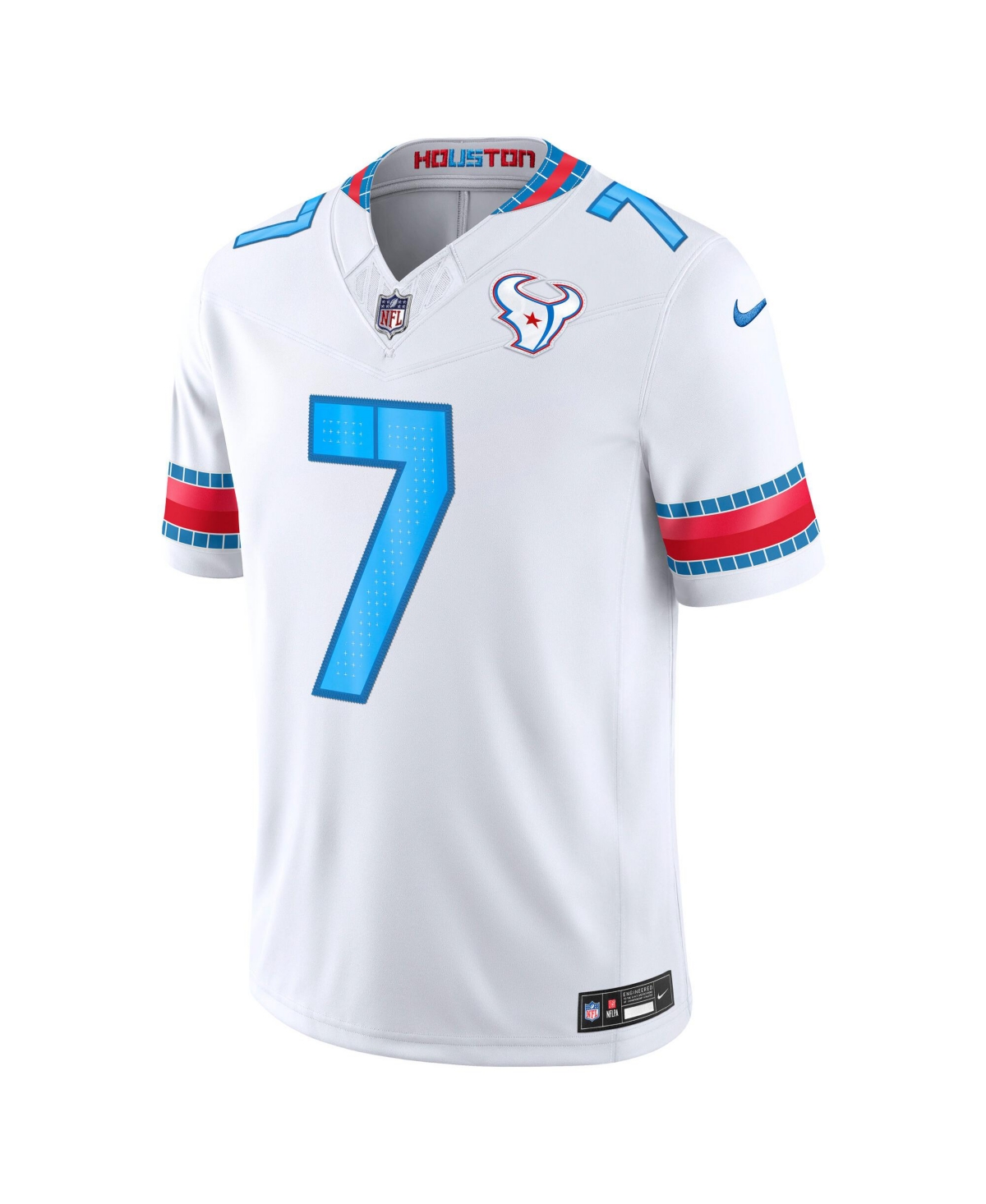 Nike Men's C.j. Stroud White Houston Texans 2026 Rivalries Collection Vapor F.u.s.e Stitched Limited Jersey