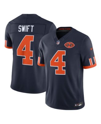 Men's D'Andre Swift Navy Chicago Bears 2026 Rivalries Collection Vapor F.U.S.E Stitched Limited Jersey
