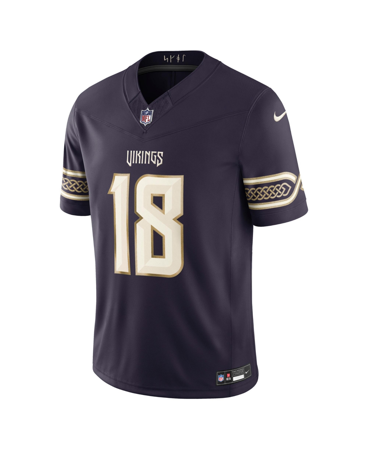 Nike Men's Justin Jefferson Purple Minnesota Vikings 2026 Rivalries Collection Vapor F.u.s.e Stitched Limited Jersey