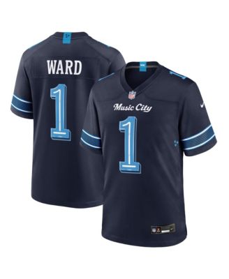 Men's Cameron Ward Navy Tennessee Titans 2026 Rivalries Collection Game Jersey