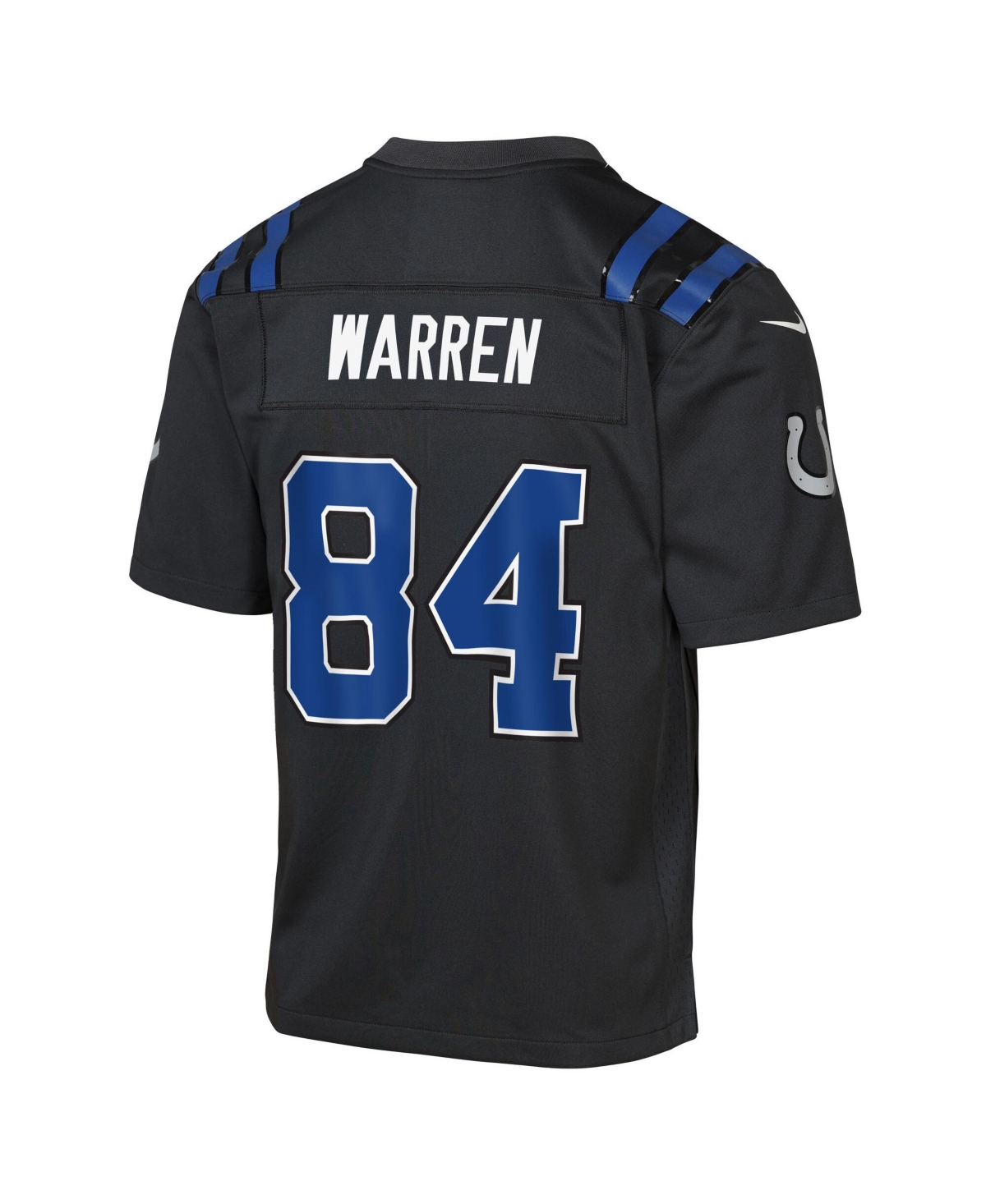 Nike Big Boys and Girls Tyler Warren Anthracite Indianapolis Colts 2026 Rivalries Collection Game Jersey