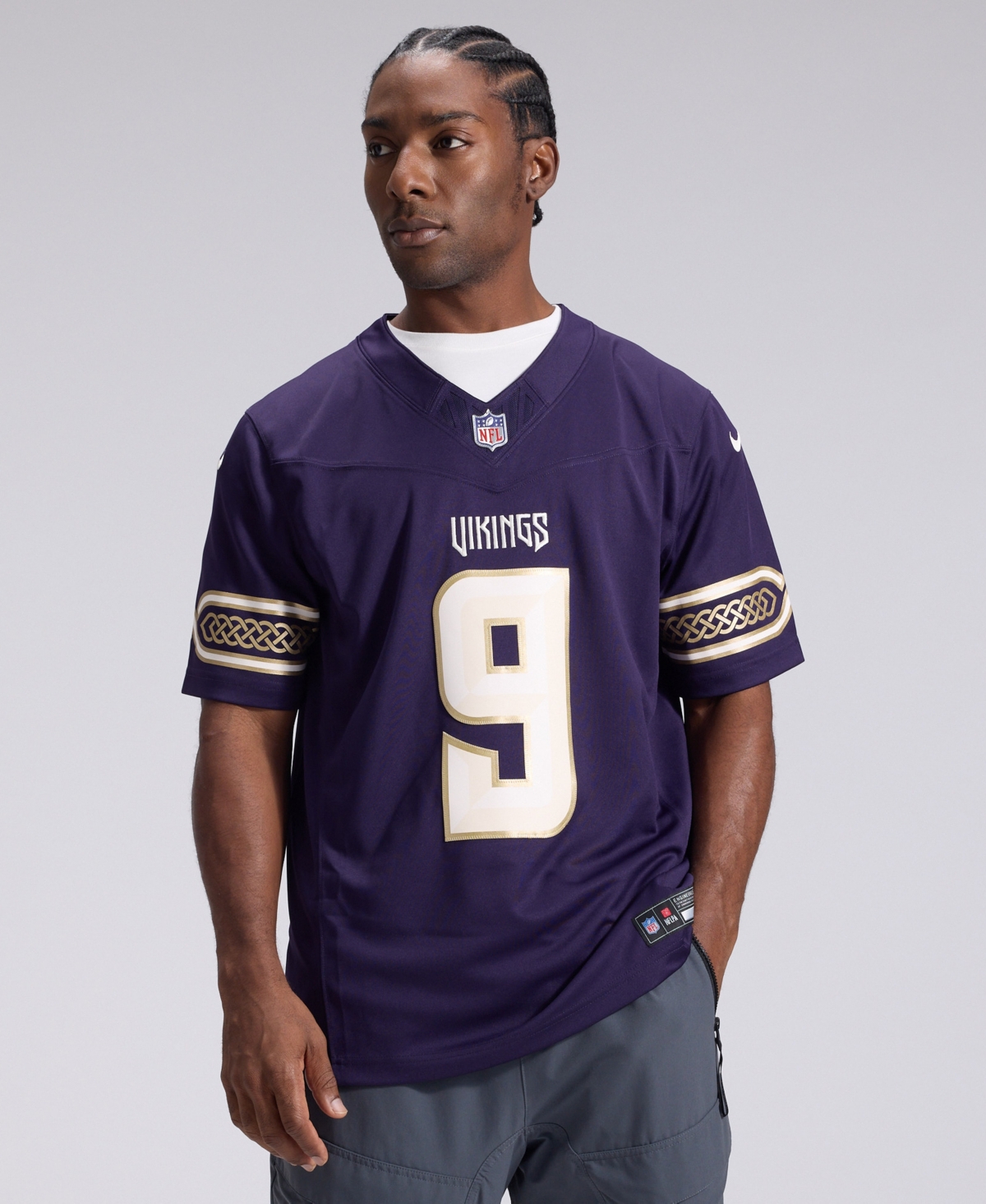Nike Men's J.j. McCarthy Purple Minnesota Vikings 2026 Rivalries Collection Vapor F.u.s.e Stitched Limited Jersey - Purple